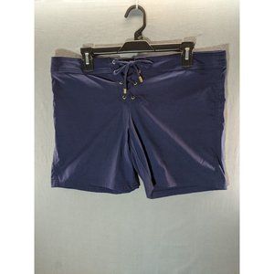 Helen Jon Tie Front Pull On Beach Board Shorts Women's Size 10
